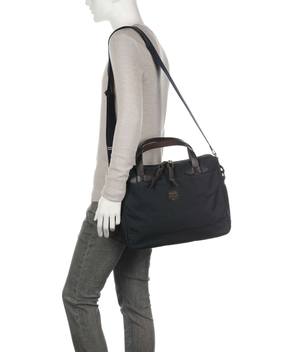 Filson Tin Cloth Briefcase navy