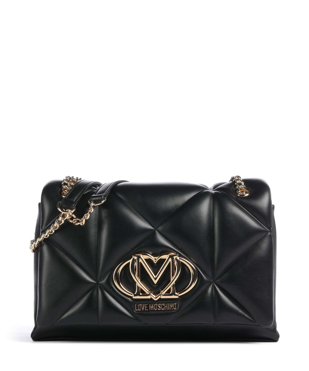 Love Moschino Embossed Q Shoulder bag black