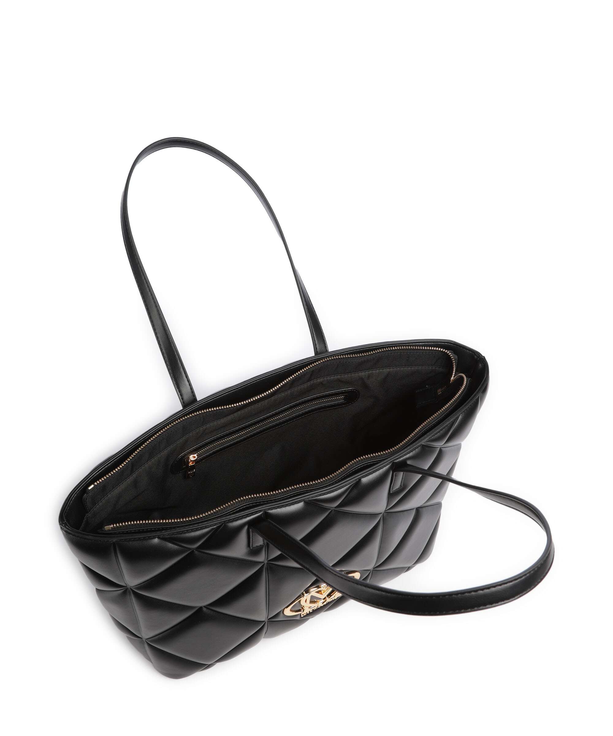 Love Moschino Embossed Q Tote bag black