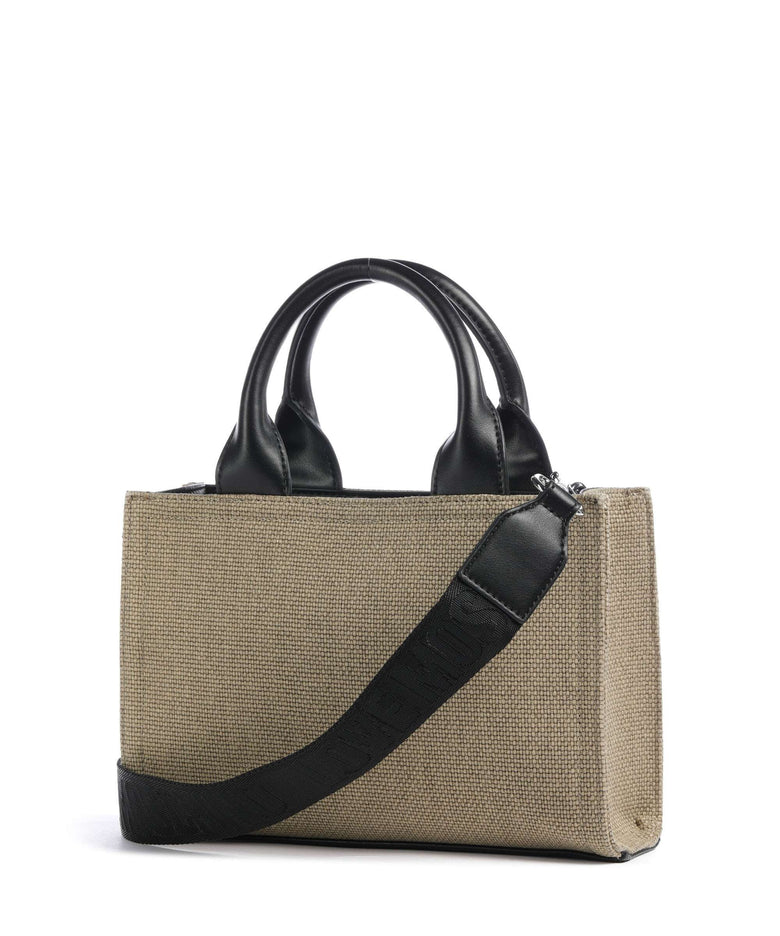 Love Moschino Cargo Canvas Handbag black/gold