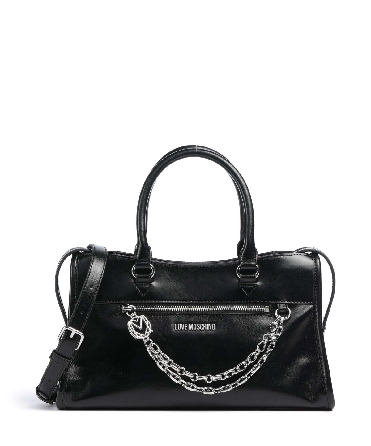Love Moschino Urban Chains Handbag black/black
