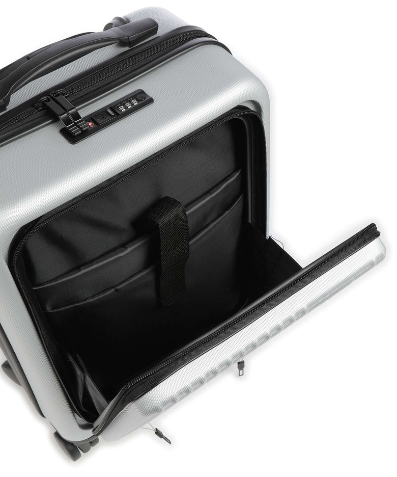 Valentino Bags Lexplor Spinner (4 wheels) silver