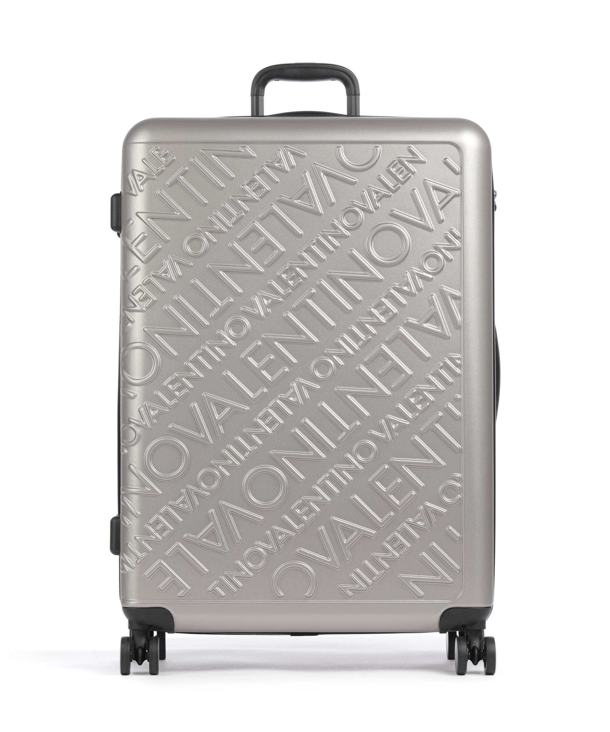 Valentino Bags Mars Spinner (4 wheels) silver