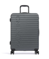 Valentino Bags Mercury Spinner (4 wheels) gunmetal