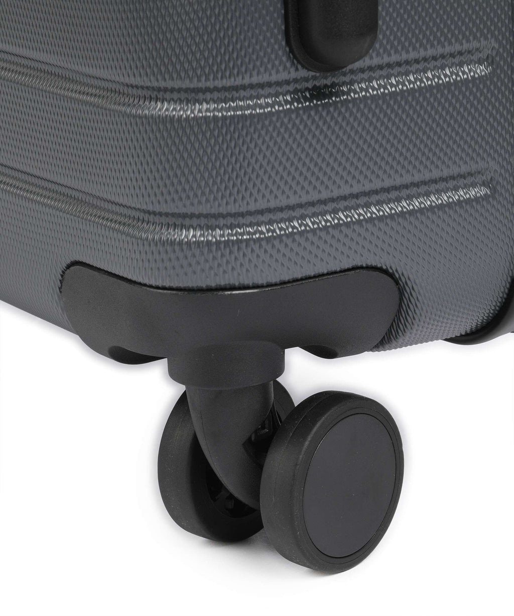 Valentino Bags Mercury Spinner (4 wheels) gunmetal