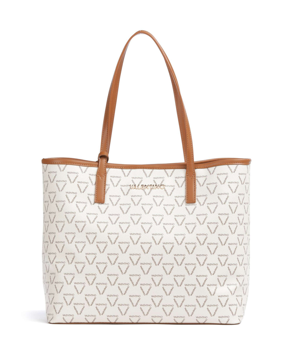 Valentino Bags Lady Re Tote bag bianco/cuoio