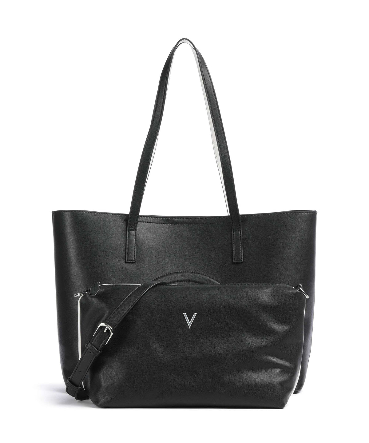 Valentino Bags Selena Re Tote bag nero/bianco