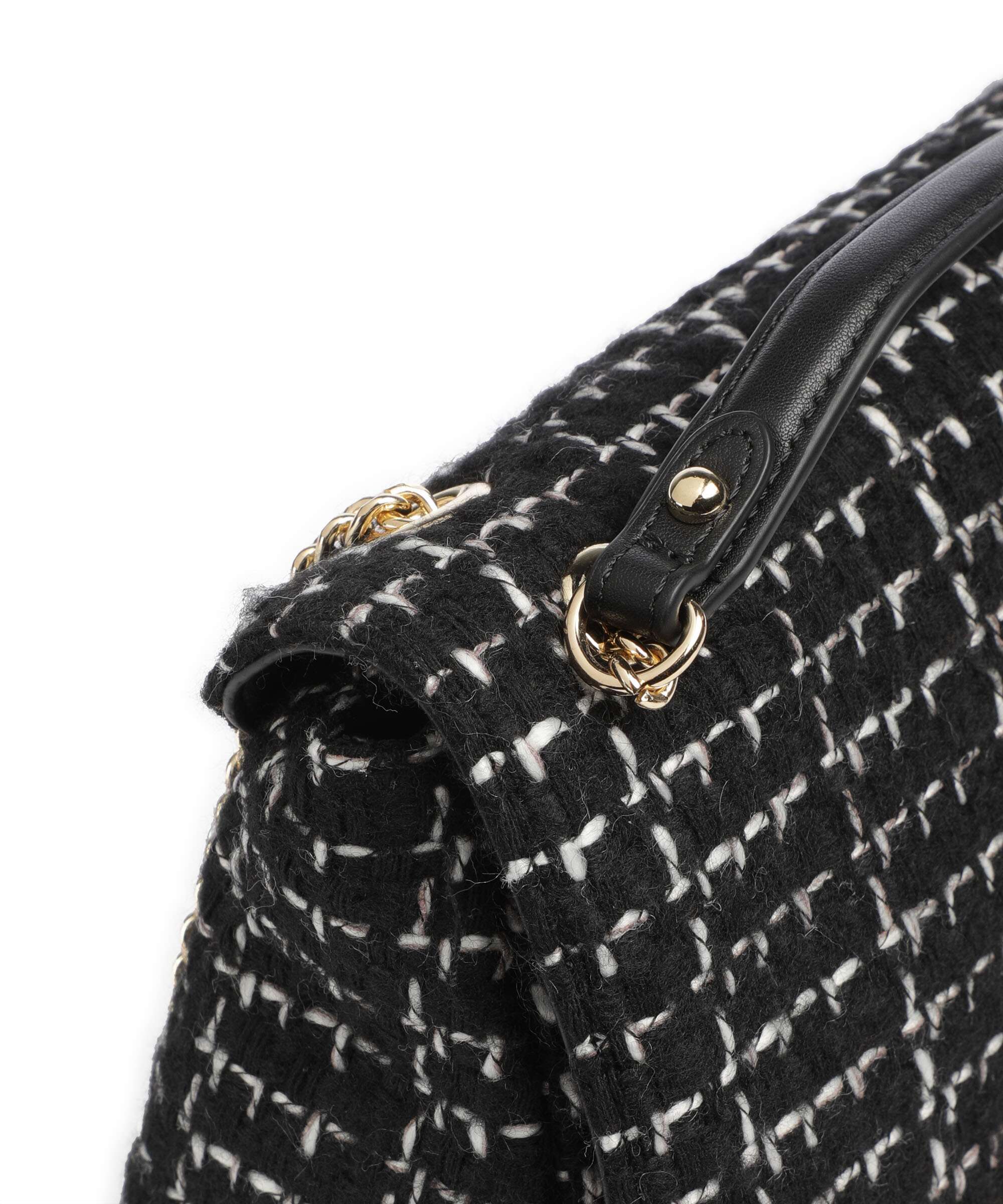 Valentino Bags Tweed Shoulder bag nero/multicolour