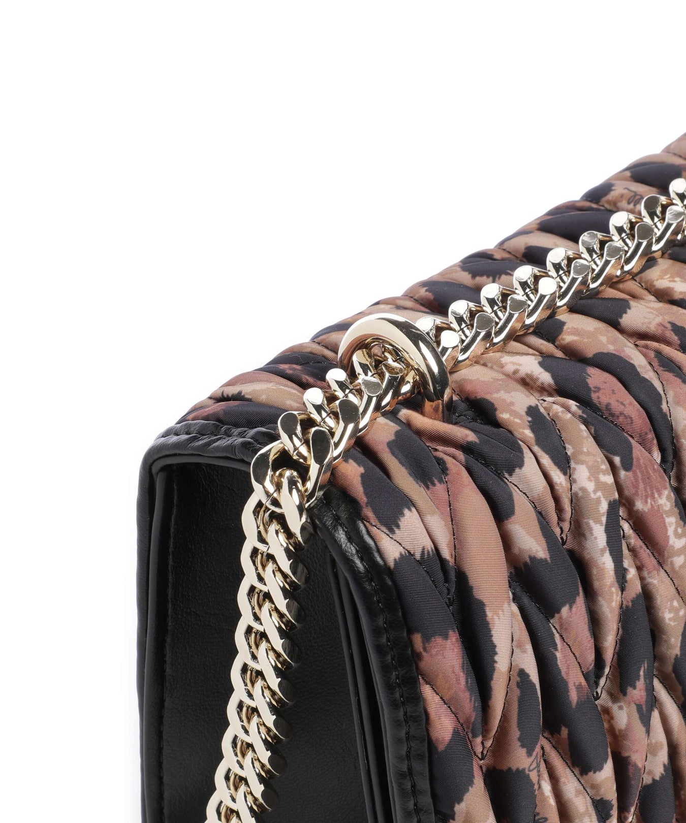 Just Cavalli Shoulder bag iconic leo print/black
