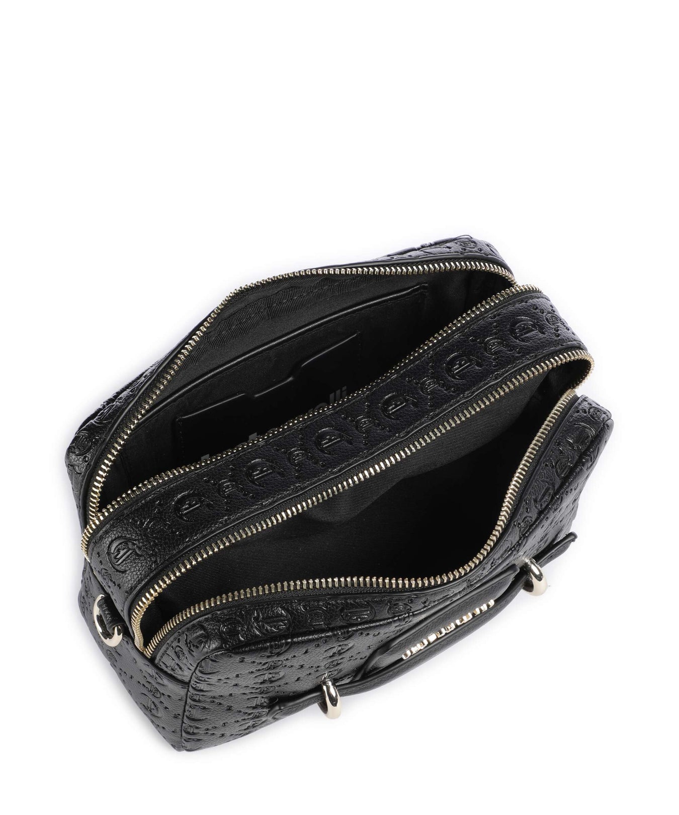 Just Cavalli All Over Gothic Crossbody bag black