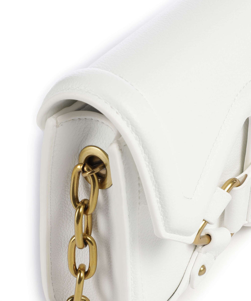 Just Cavalli Crossed Laces Crossbody bag white