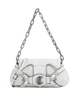 Just Cavalli Crossed Laces Shoulder bag white