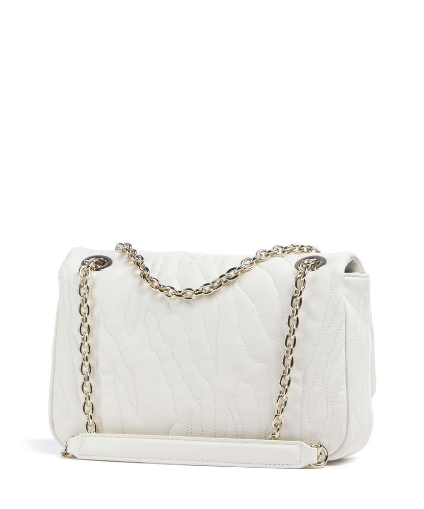 Just Cavalli Quilted Zebra Shoulder bag white