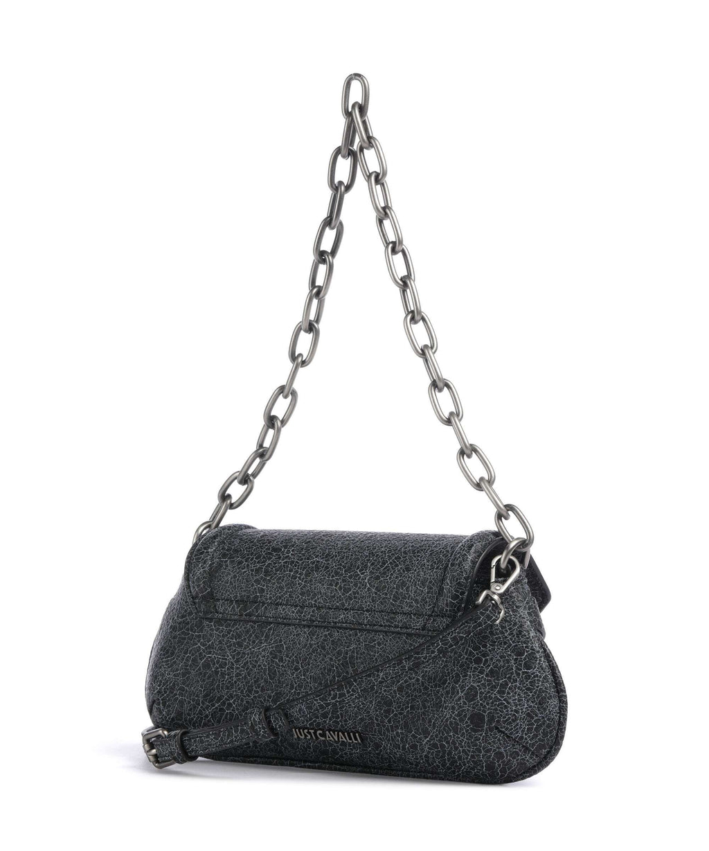 Just Cavalli Crossed Laces Shoulder bag black