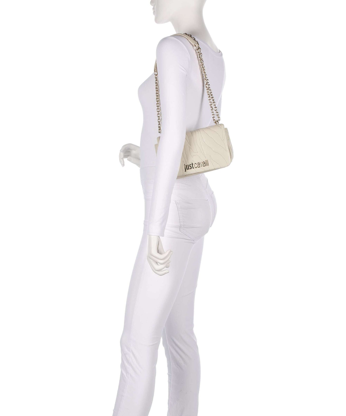 Just Cavalli Quilted Zebra Shoulder bag pristine