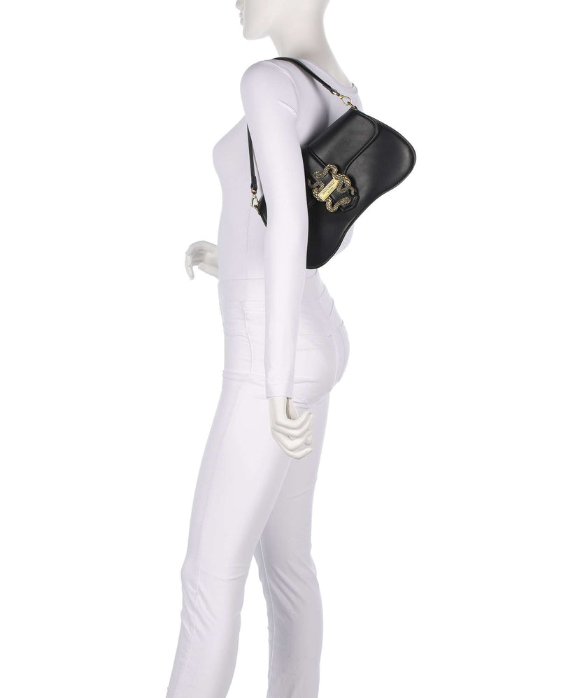 Just Cavalli Iconic Snakes Shoulder bag black