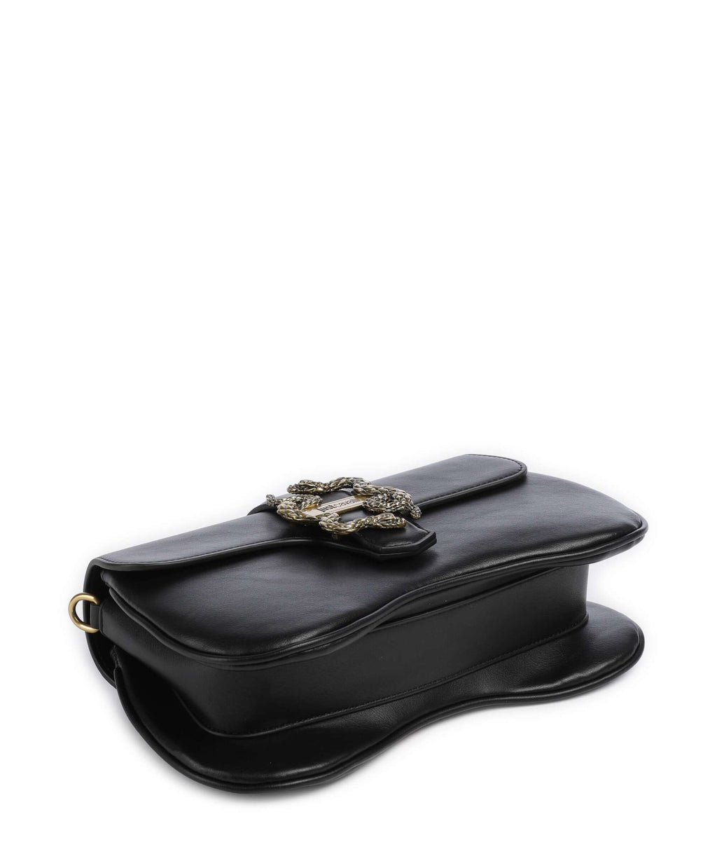 Just Cavalli Iconic Snakes Shoulder bag black