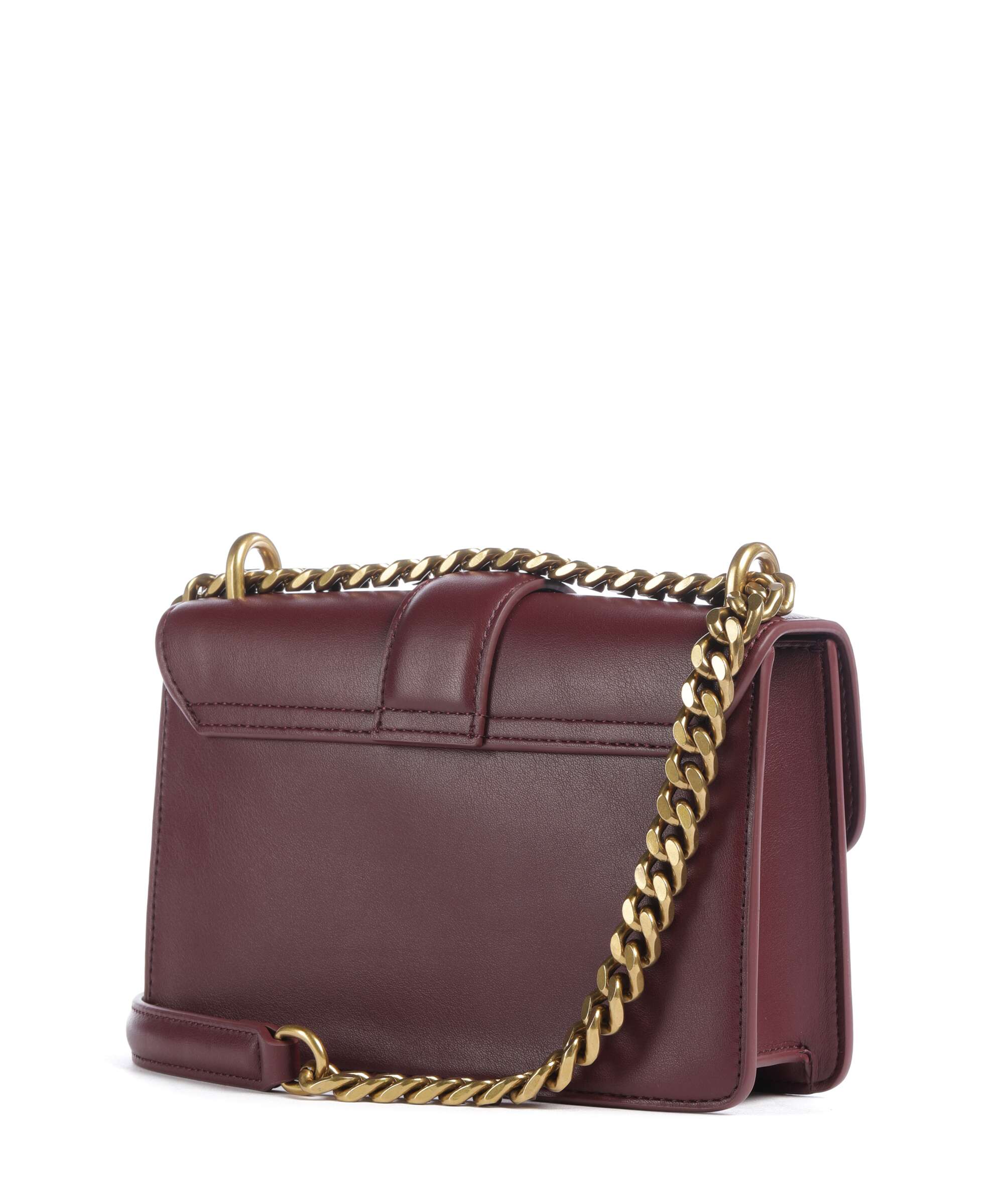 Just Cavalli Iconic Snakes Shoulder bag cordovan