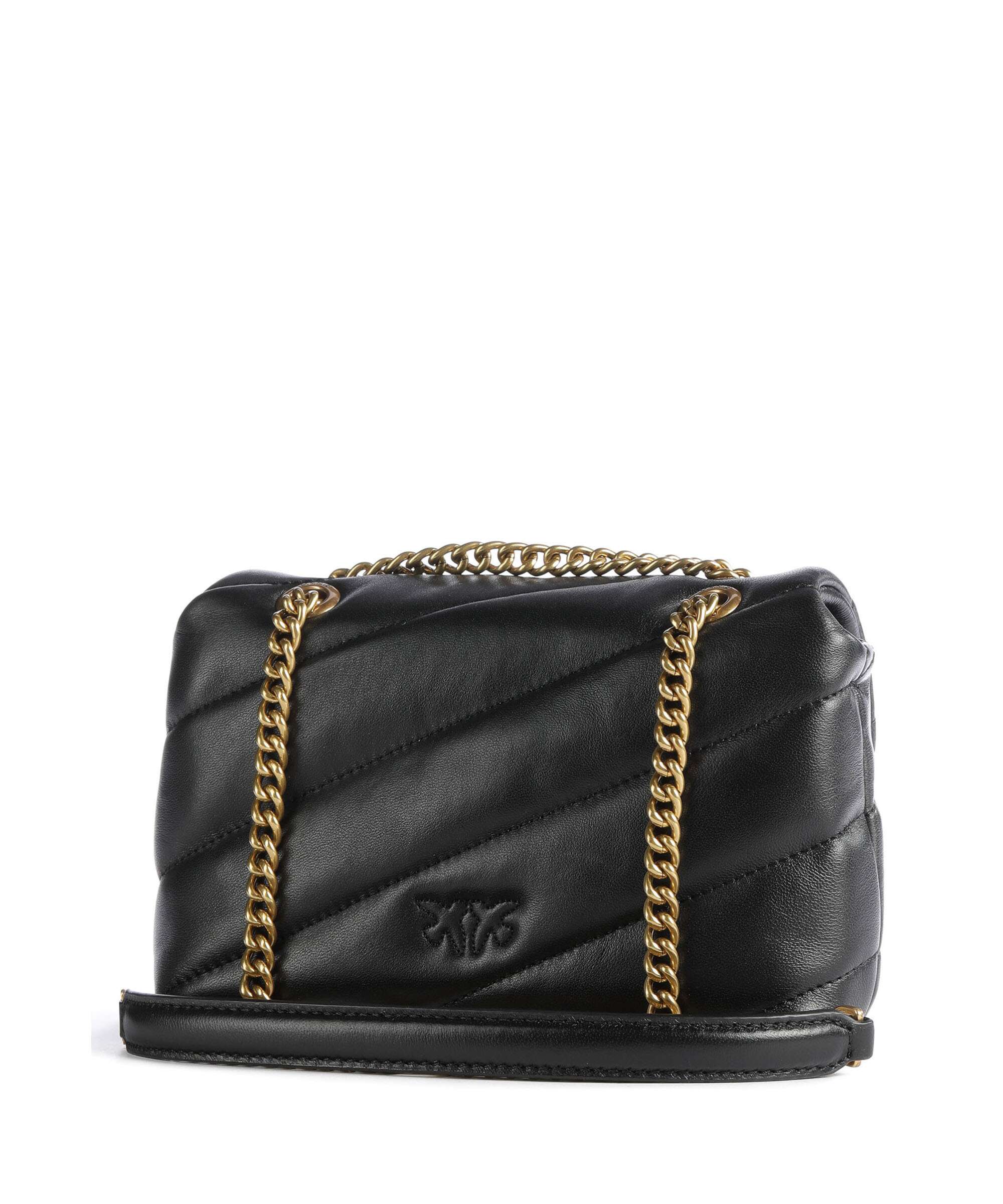 Pinko Love Puff Baby Shoulder bag nero/antique gold
