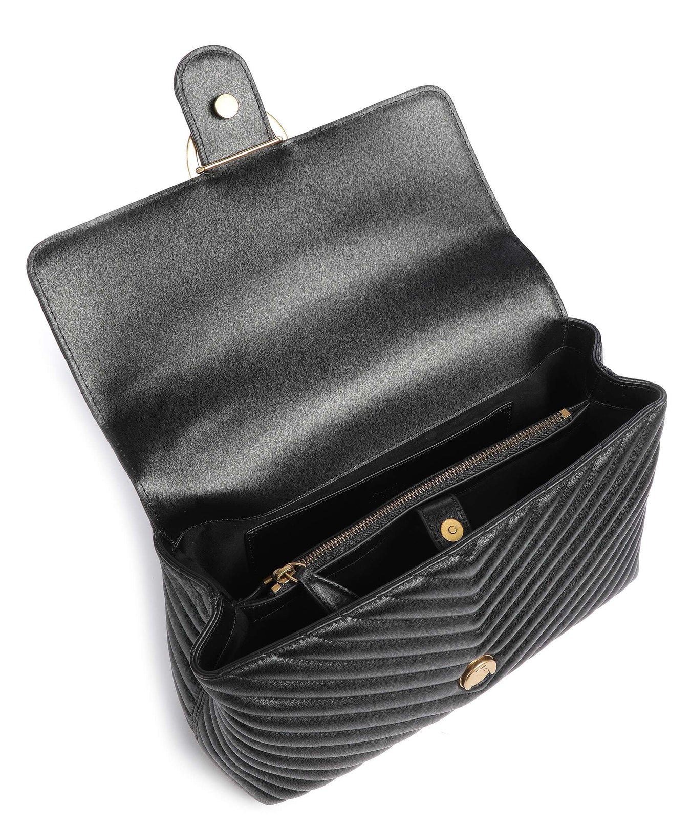 Pinko Love Lady Puff Big Handbag nero/antique gold