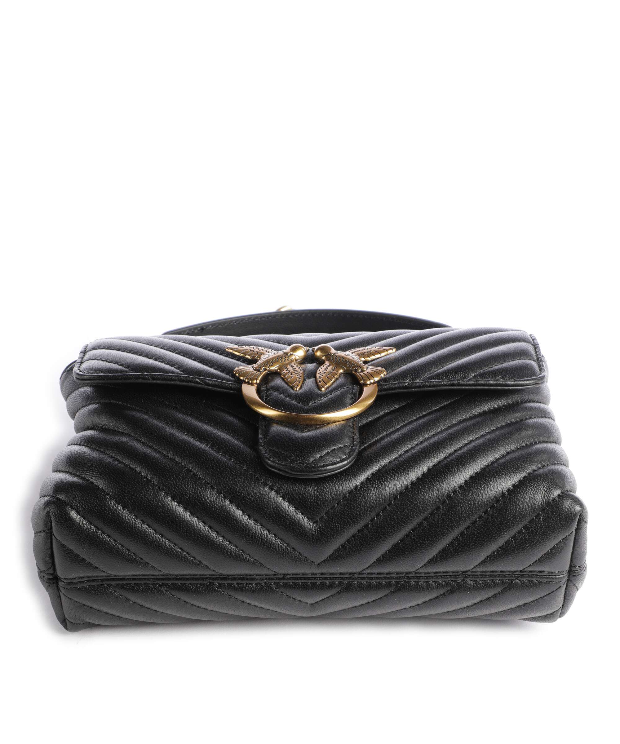 Pinko Love Lady Puff Mini Handbag nero/antique gold