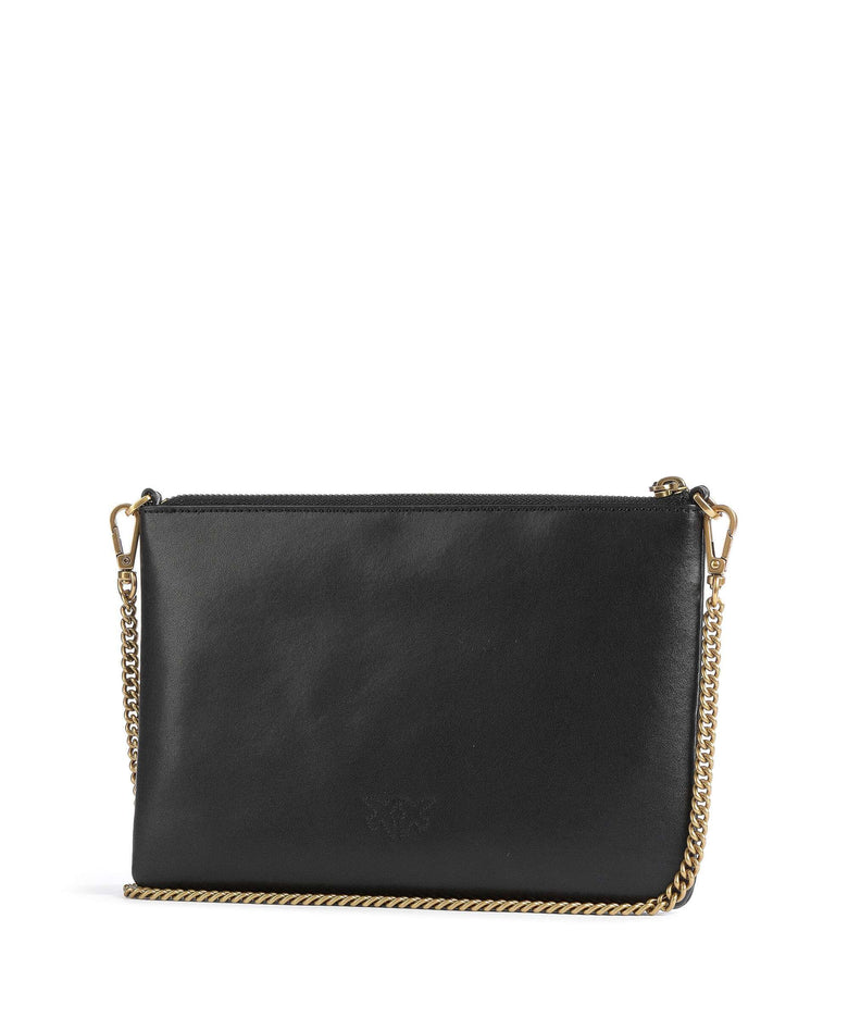 Pinko Flat Classic Crossbody bag nero/antique gold