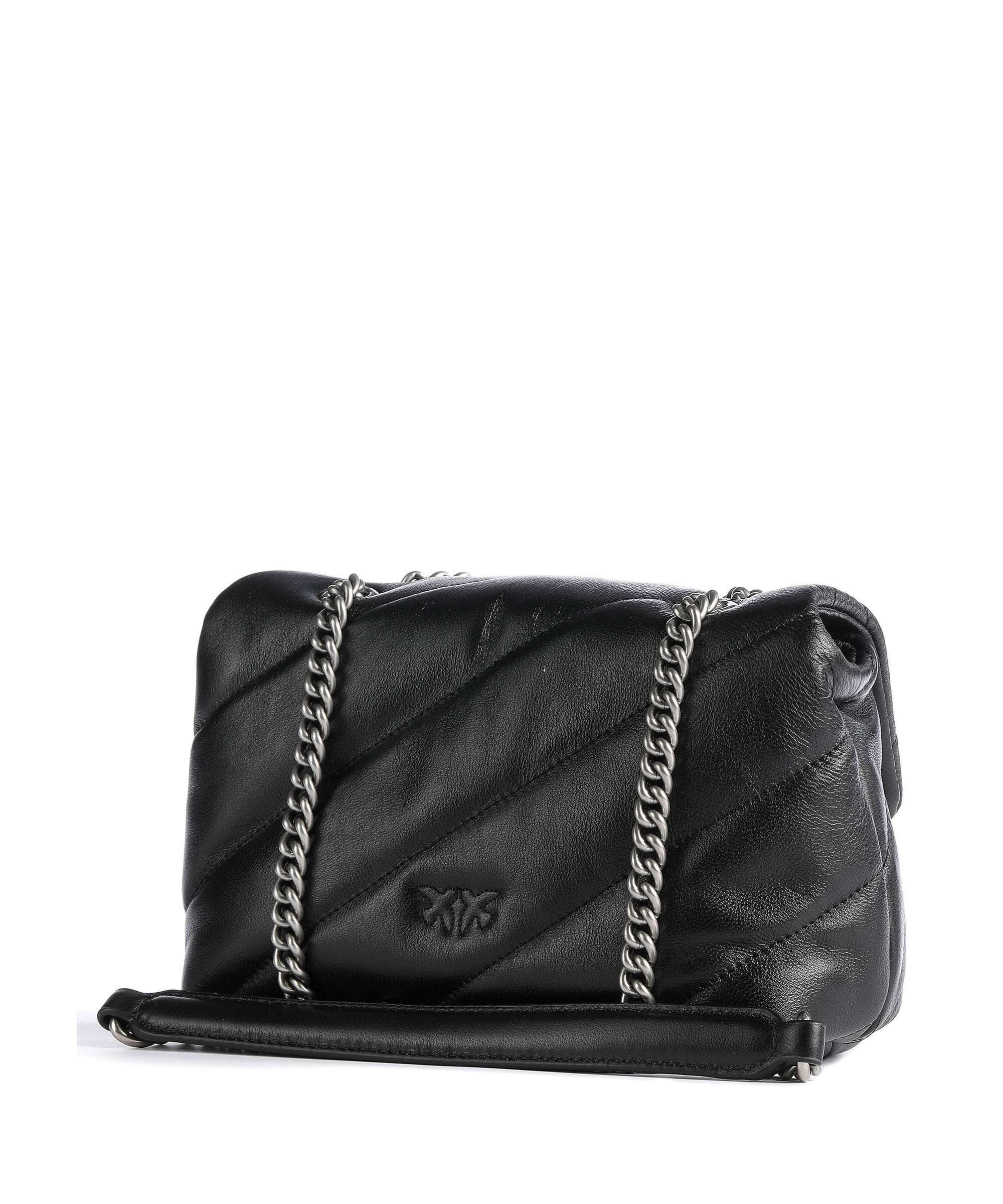 Pinko Love Puff Mini Shoulder bag nero/old silver