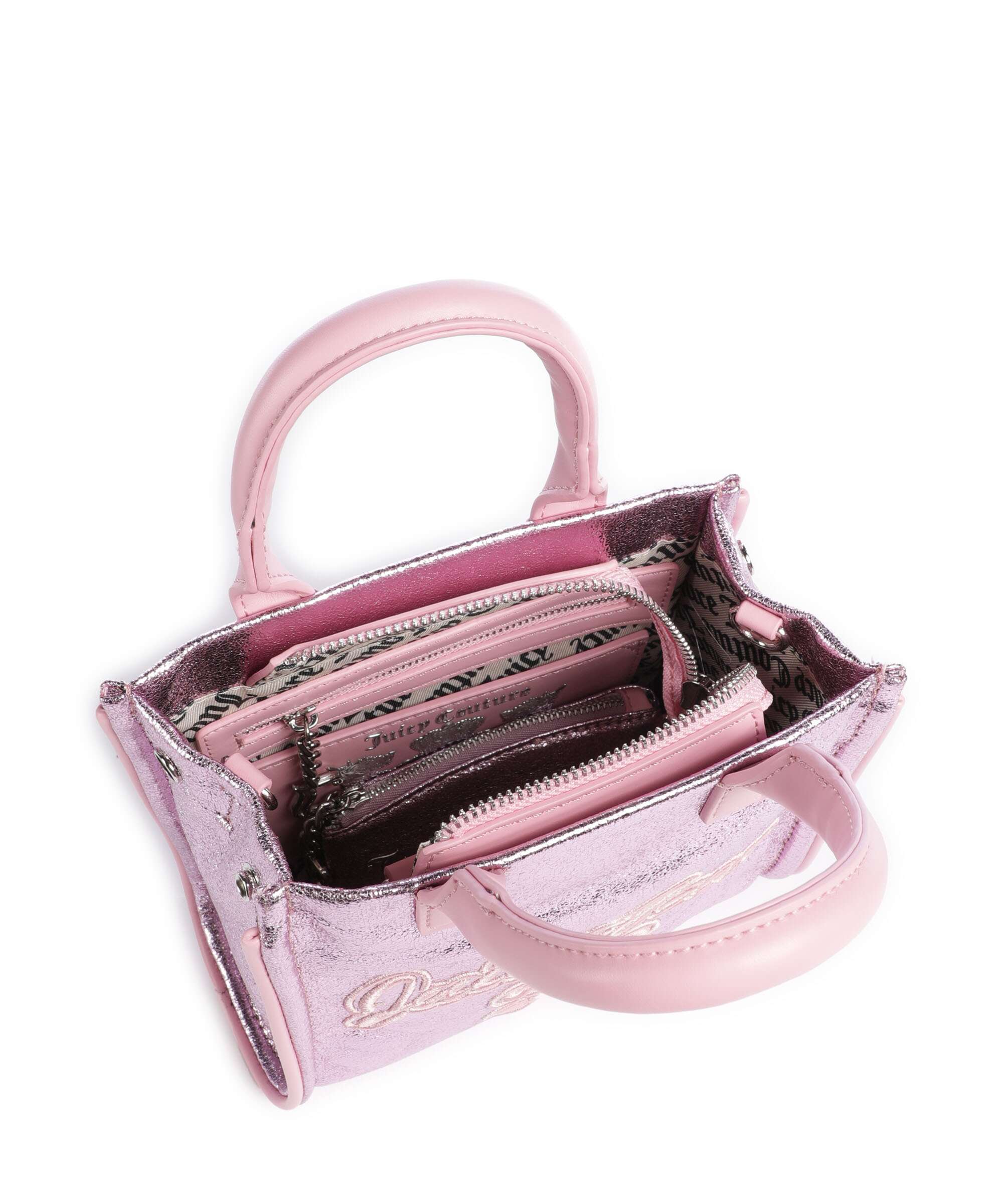 Juicy Couture Iris Metallic S Crossbody bag metallic juicy pink