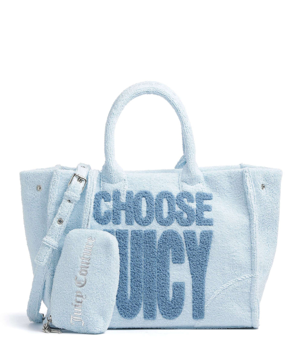 Juicy Couture Iris Toweling M Handbag light alaskan blue