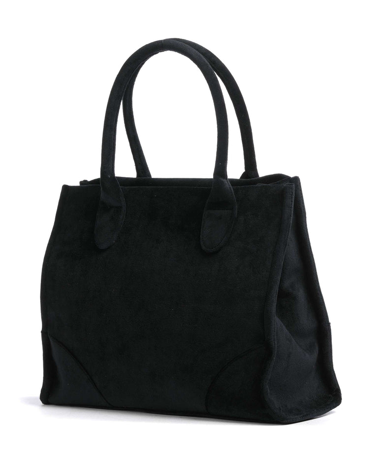 Juicy Couture Iris Patch Velvet L Tote bag black