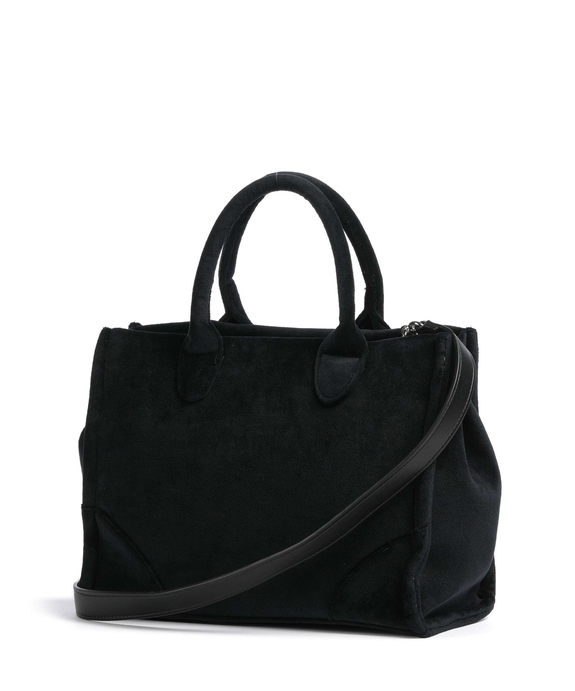 Juicy Couture Iris Patch Velvet M Handbag black