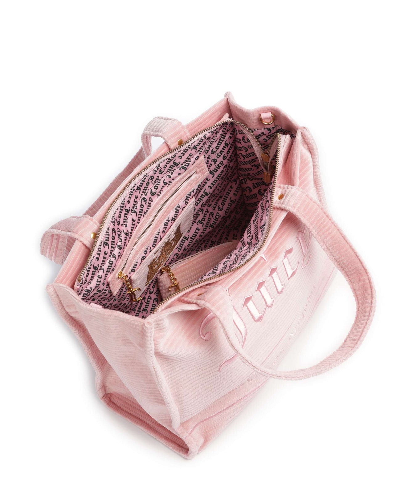 Juicy Couture Iris Velvet L Tote bag juicy pink