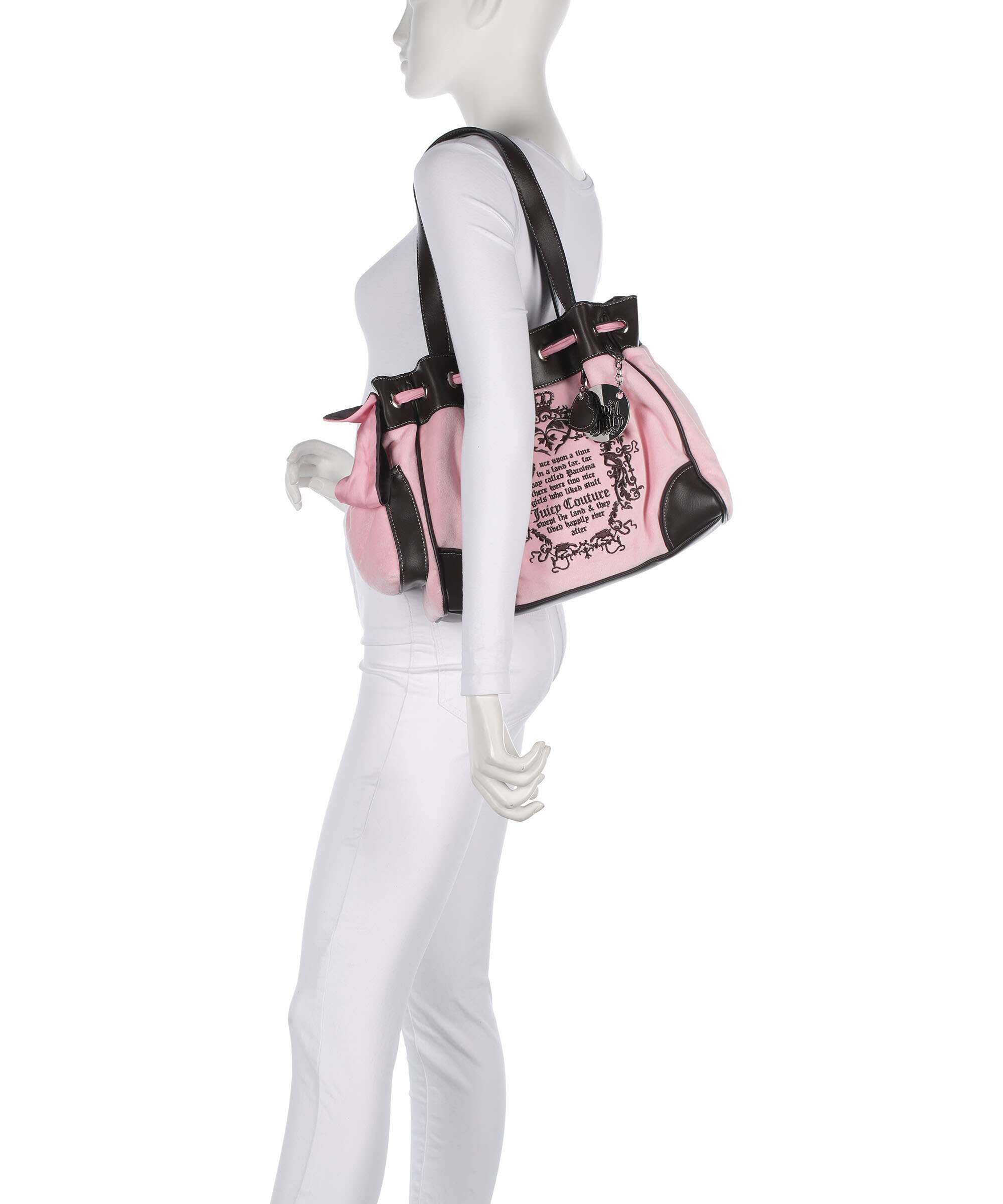 Juicy Couture Daydreamer Fairytale L Tote bag velvet fabric juicy