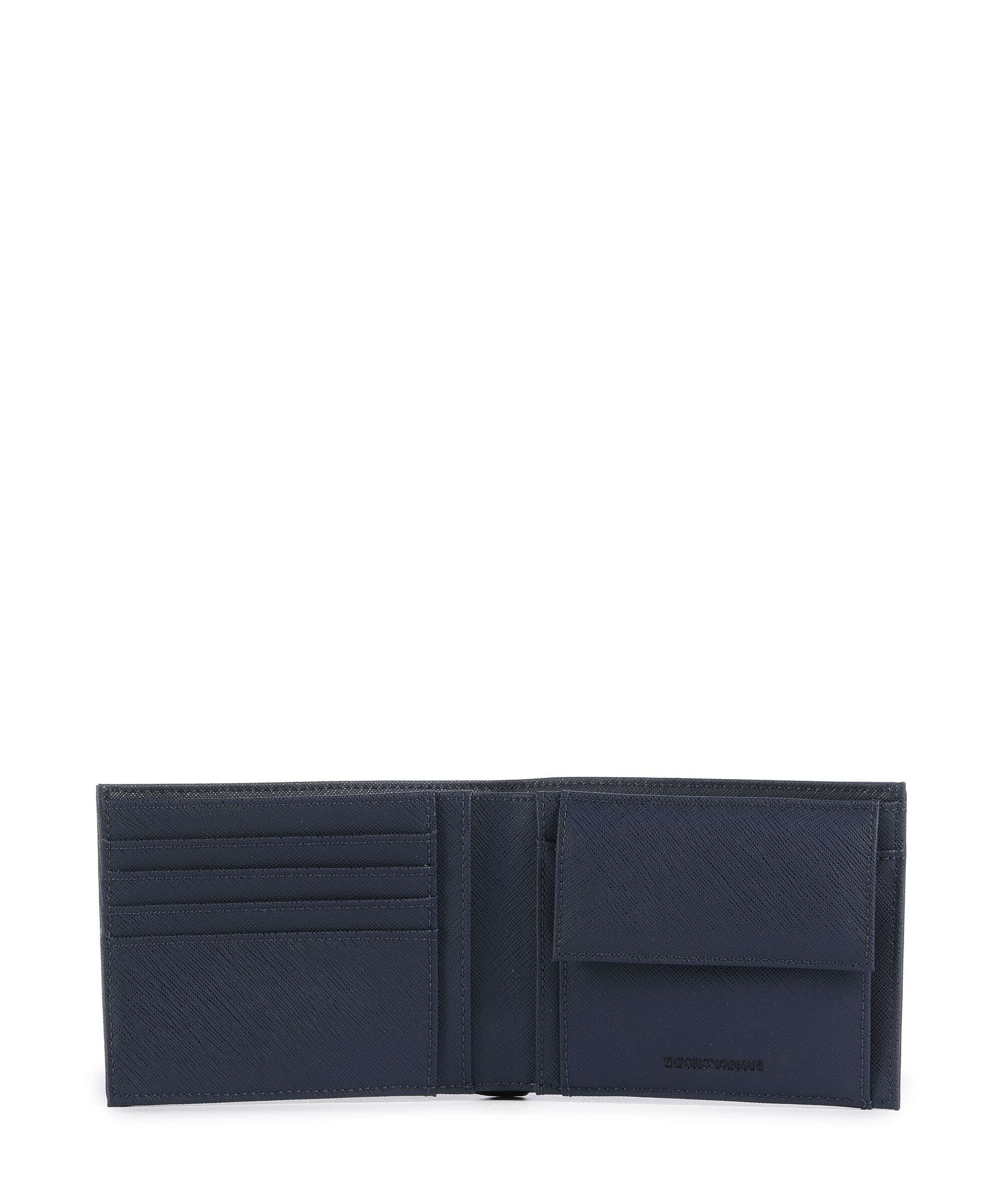 Emporio Armani Saffiano Animation Wallet medieval blue