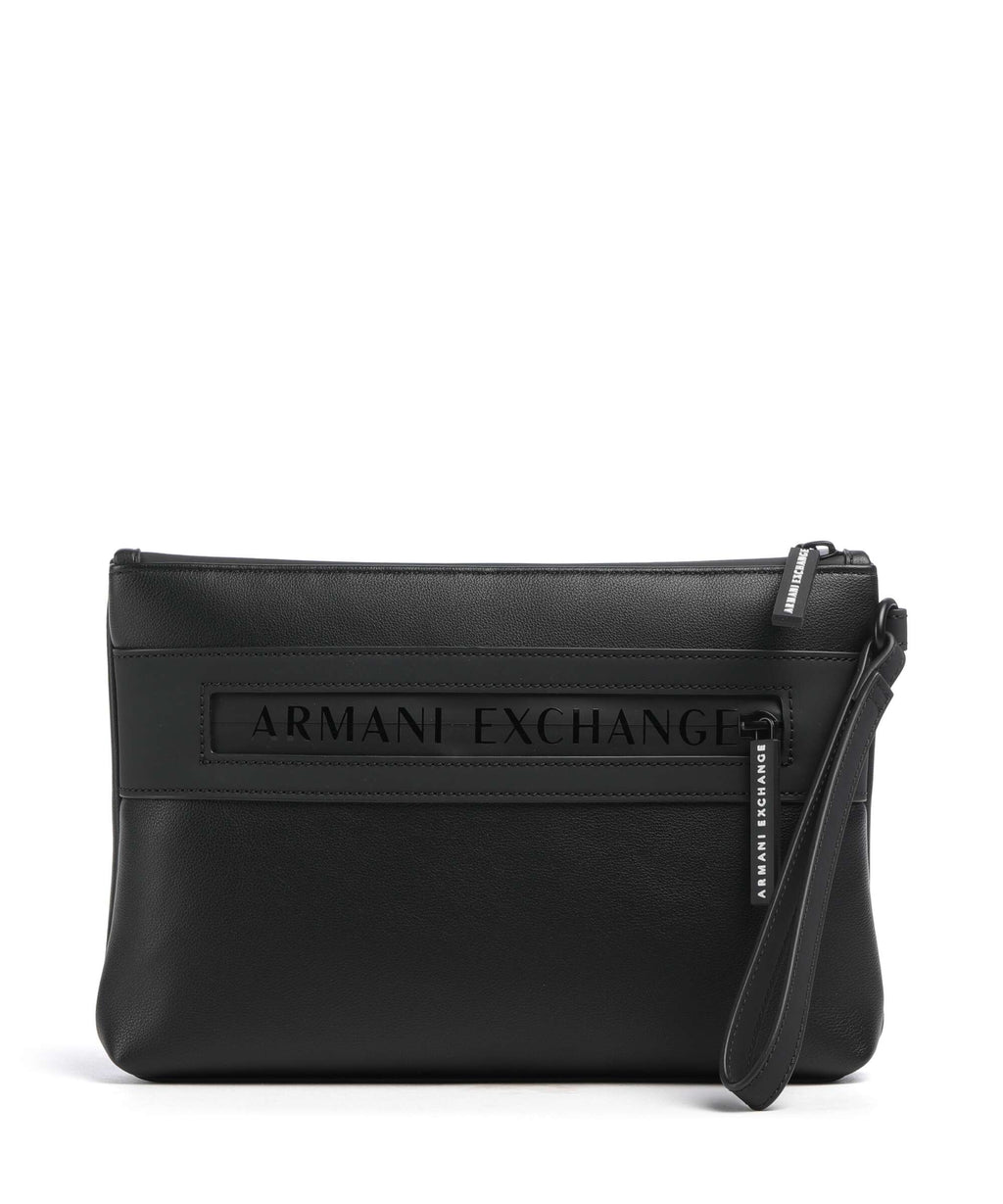 Armani Exchange Angel Wristlet black