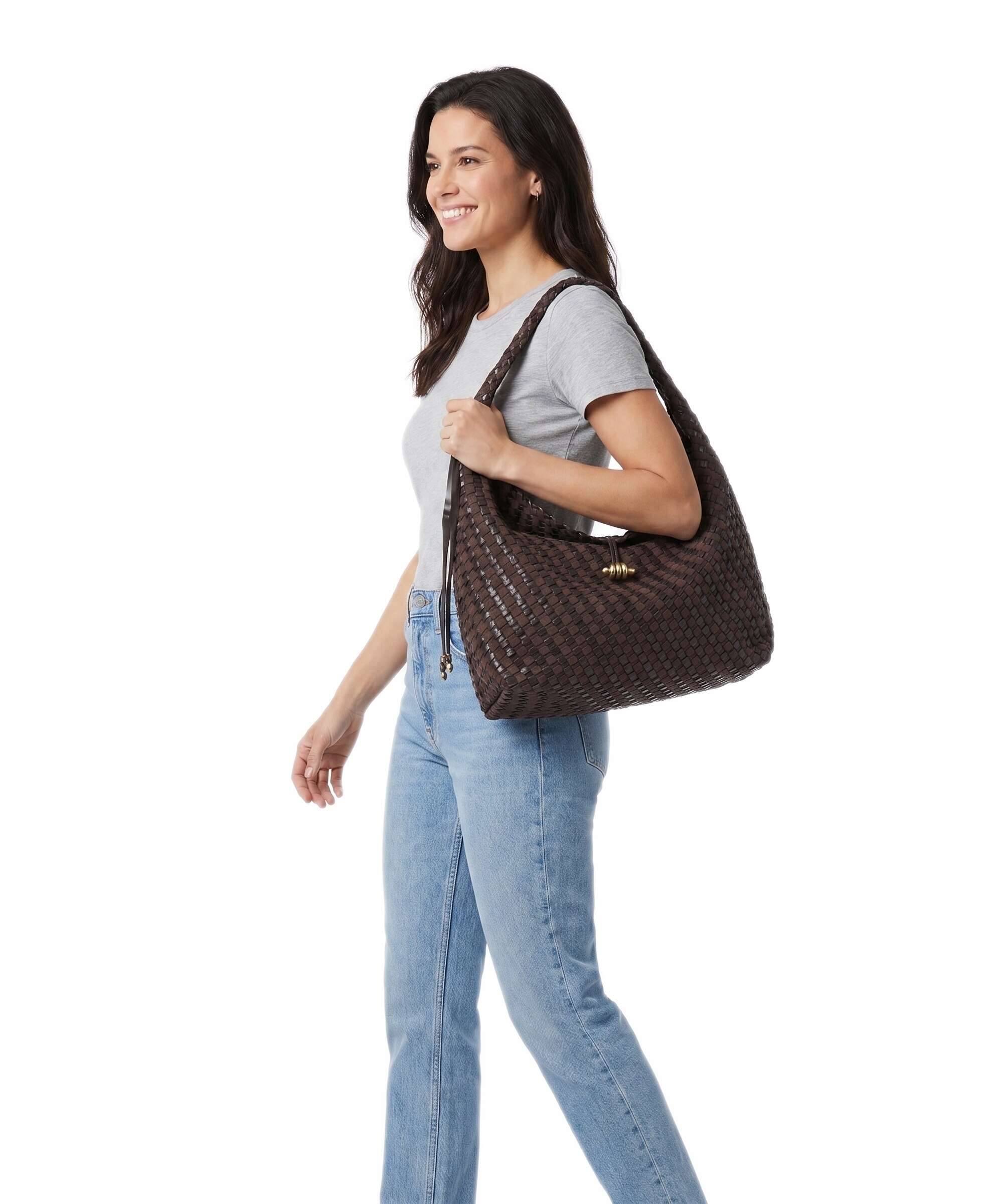 Gianni Chiarini Aurelie Hobo bag espresso