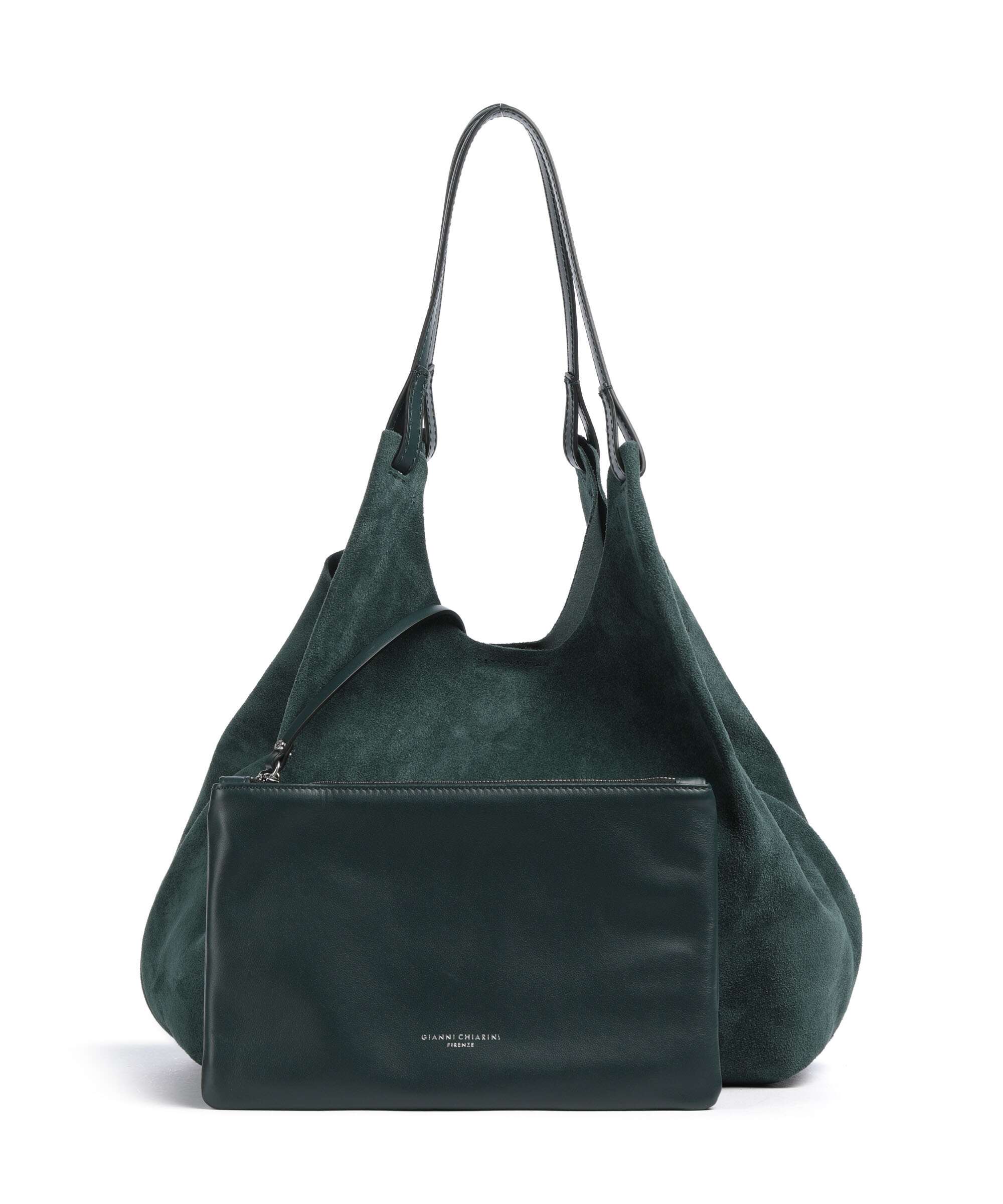 Gianni Chiarini Dua L Tote bag velvet green