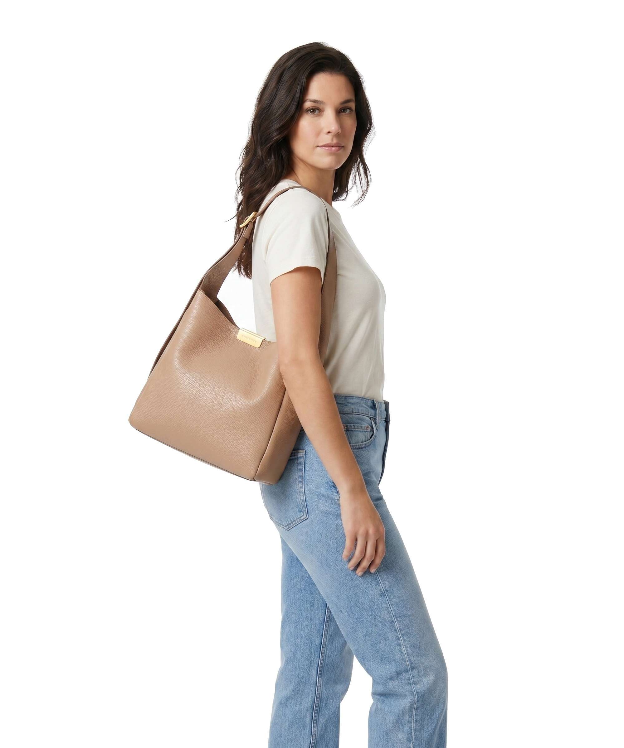Gianni Chiarini Jo S Hobo bag clay