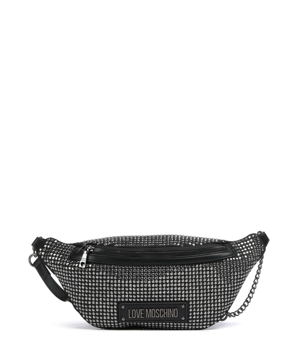 Love Moschino Sparkling Belt bag nero