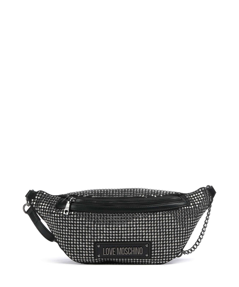 Love Moschino Sparkling Belt bag nero
