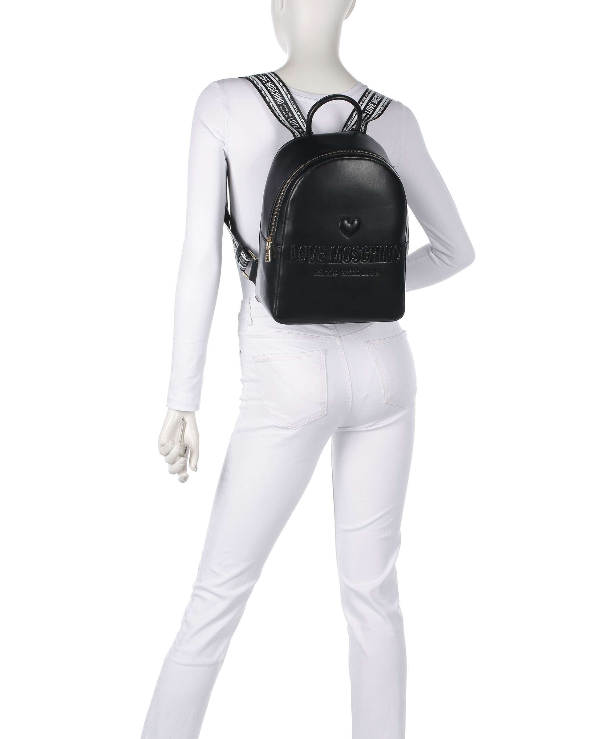 Love Moschino Ember Backpack imitation leather nero