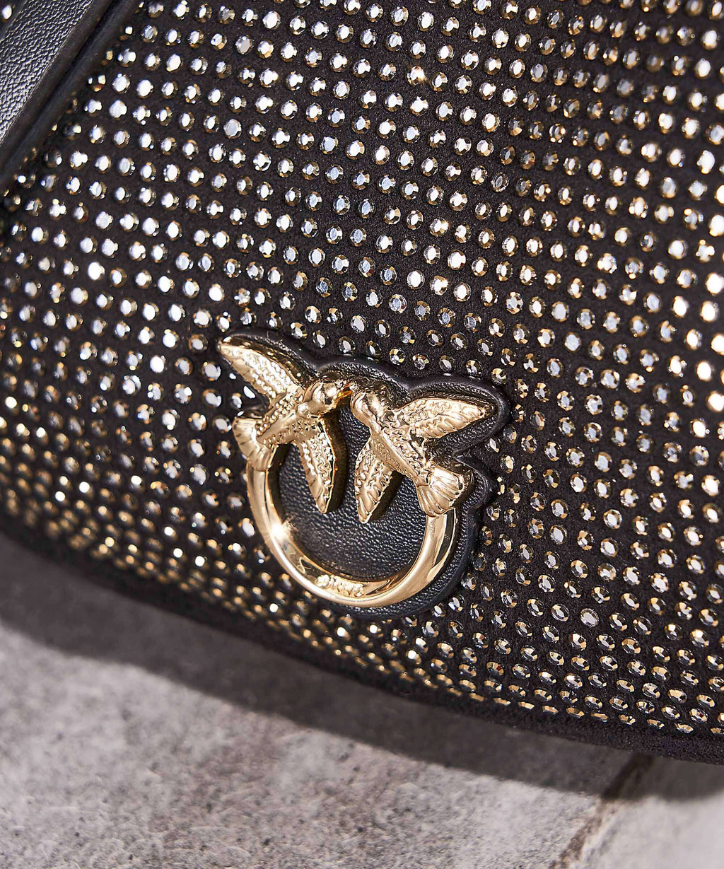 Pinko Brioche Mini Shoulder bag nero limousine/shiny gold