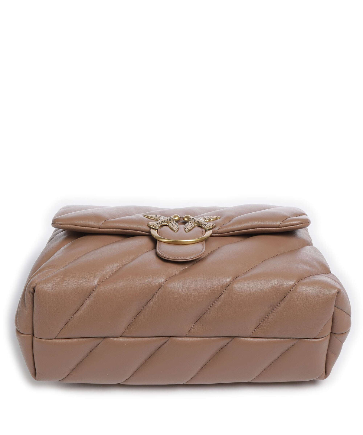 Pinko Love Puff Big Shoulder bag biscotto zenzero/antique gold