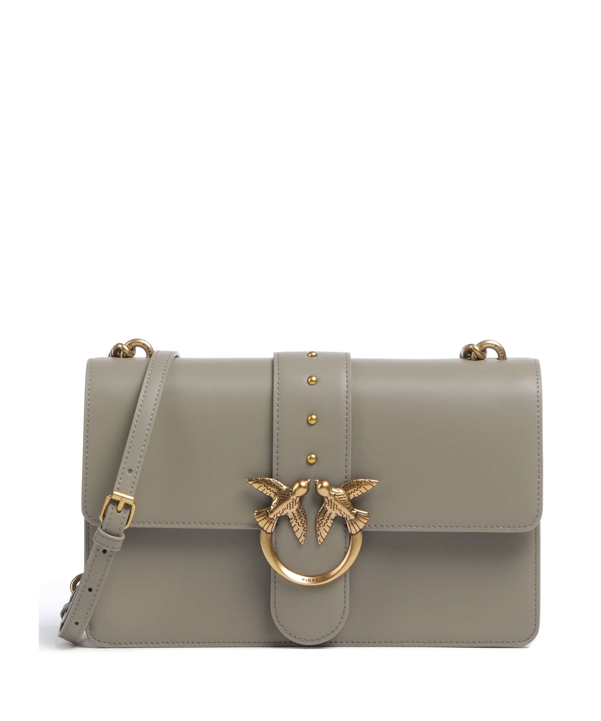 Pinko Love One Classic Crossbody bag noce/antique gold