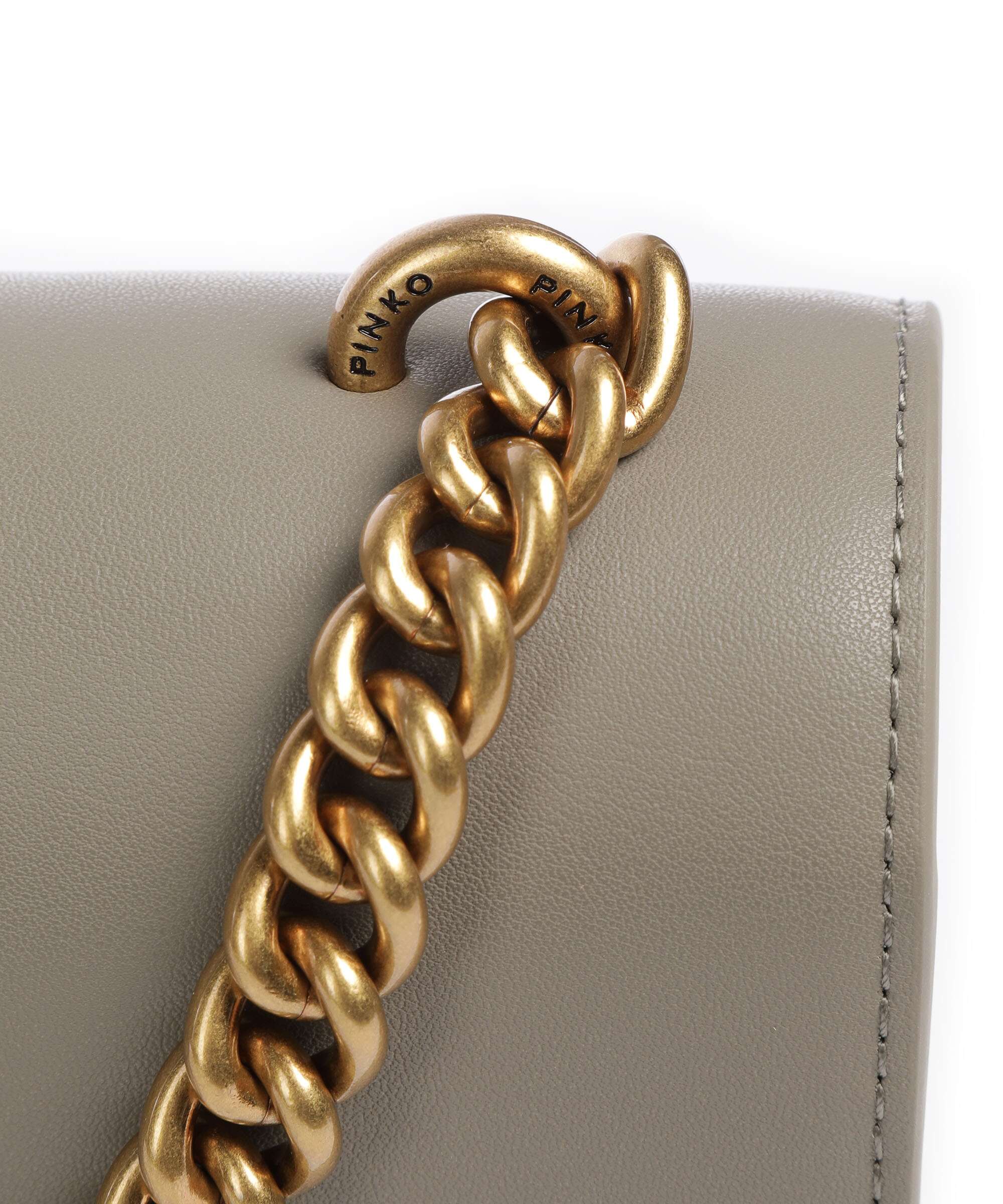Pinko Love One Classic Crossbody bag noce/antique gold