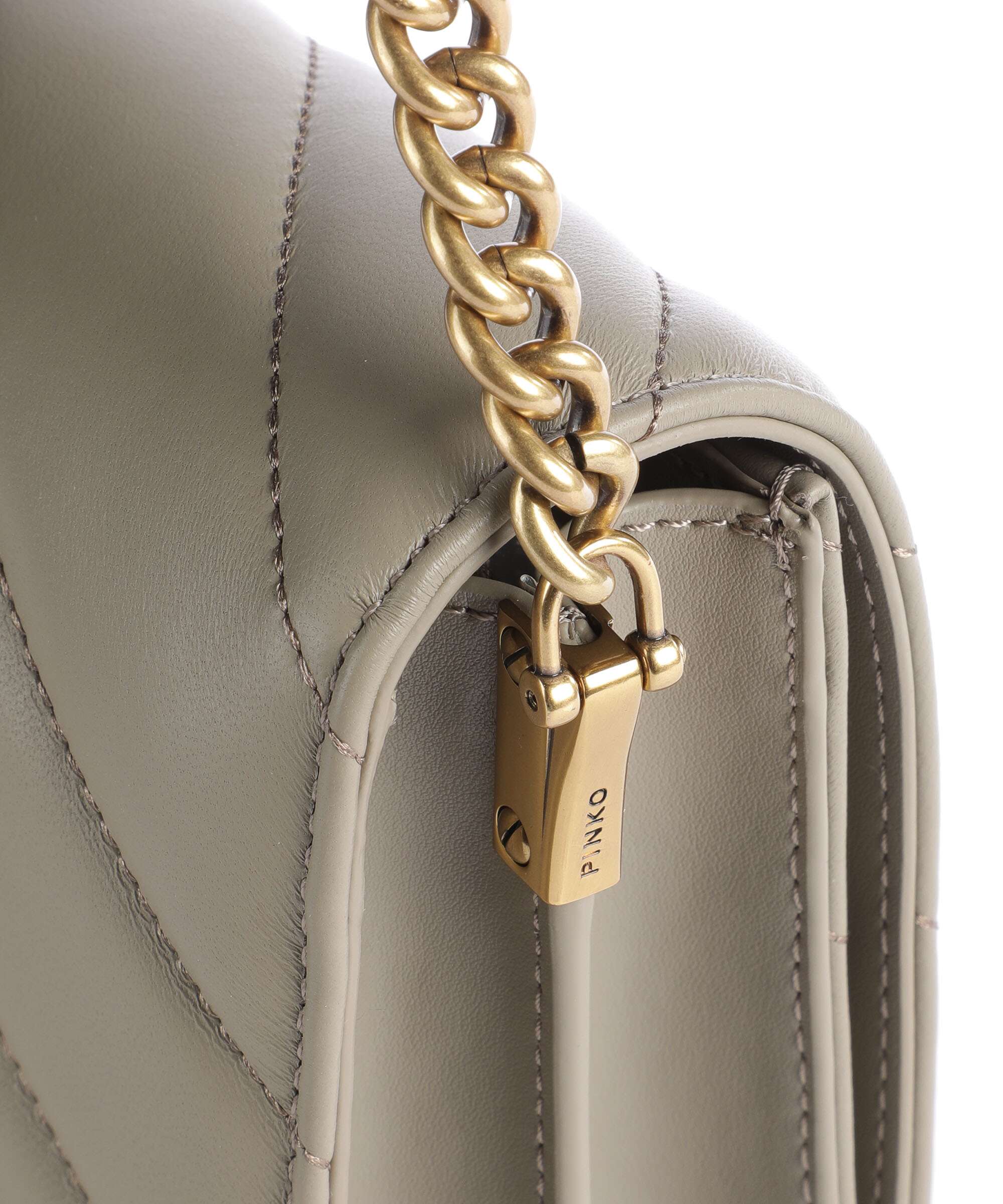 Pinko Love Click Classic Crossbody bag noce/antique gold