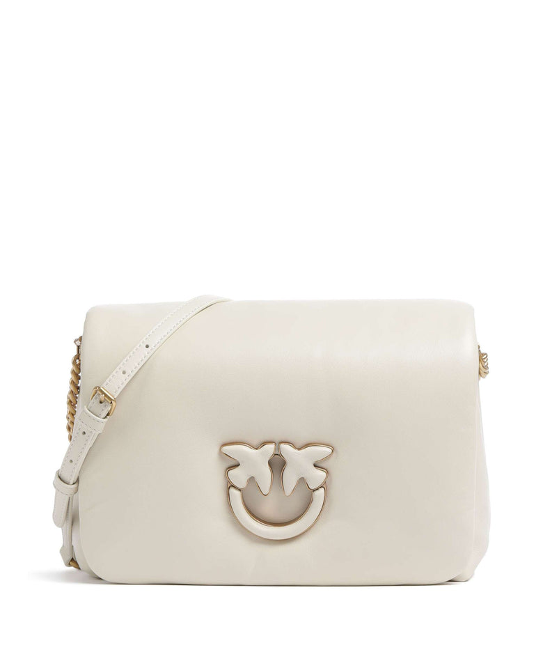 Pinko Love Click Puff Classic Crossbody bag bianco/block color
