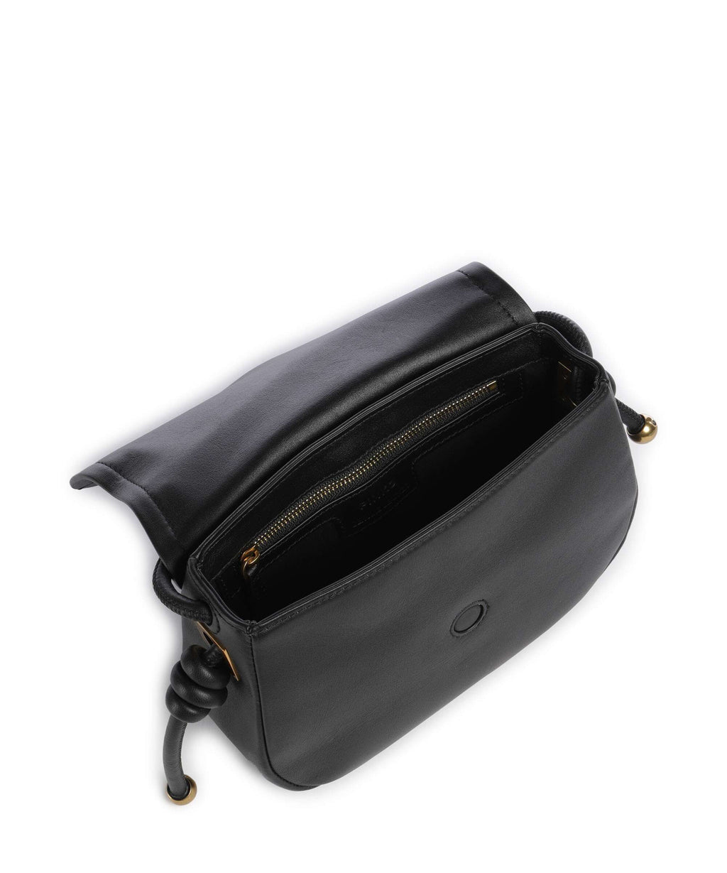 Pinko Saddle Mini Crossbody bag nero/antique gold