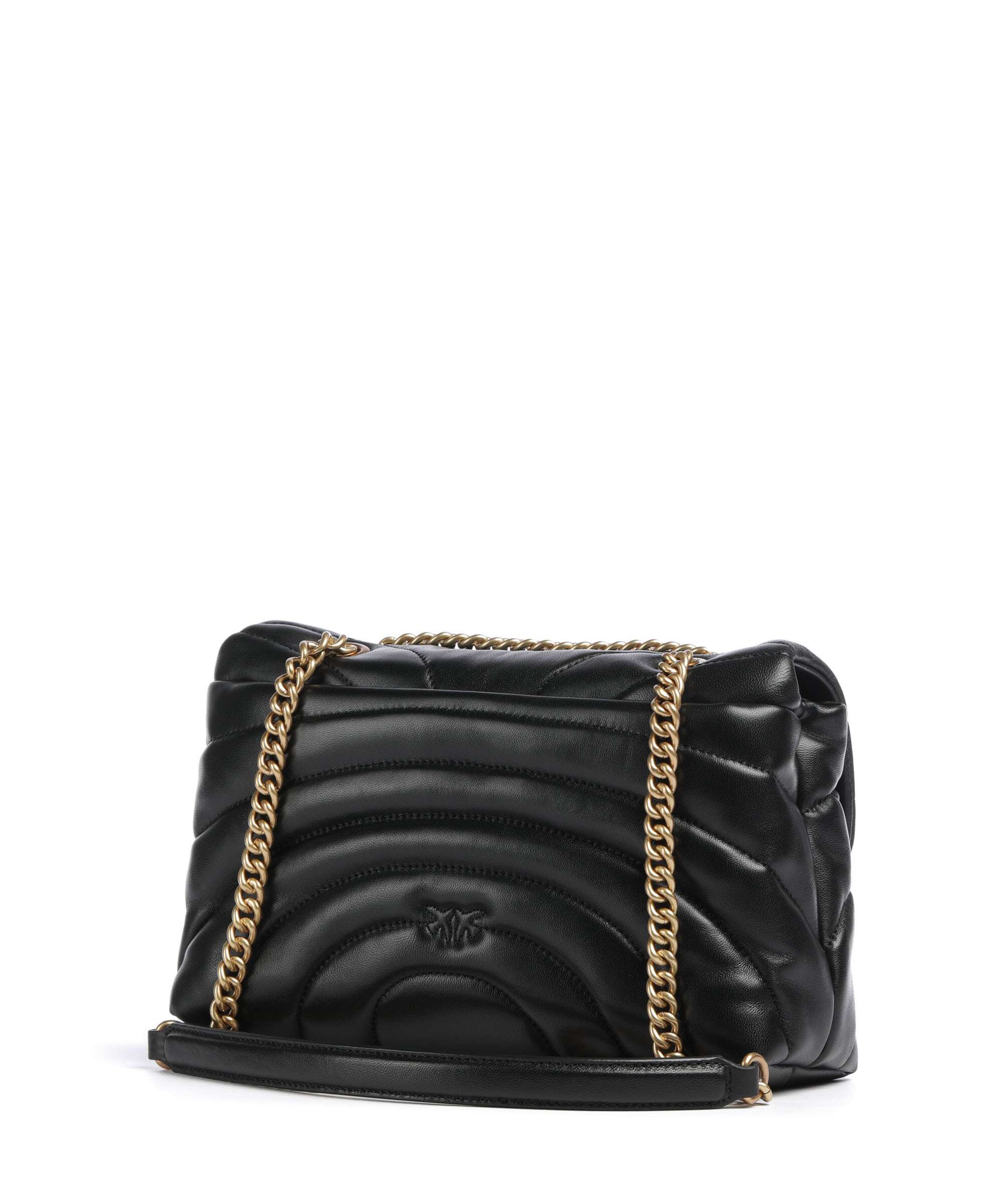 Pinko Love Puff Classic Shoulder bag nero/antique gold