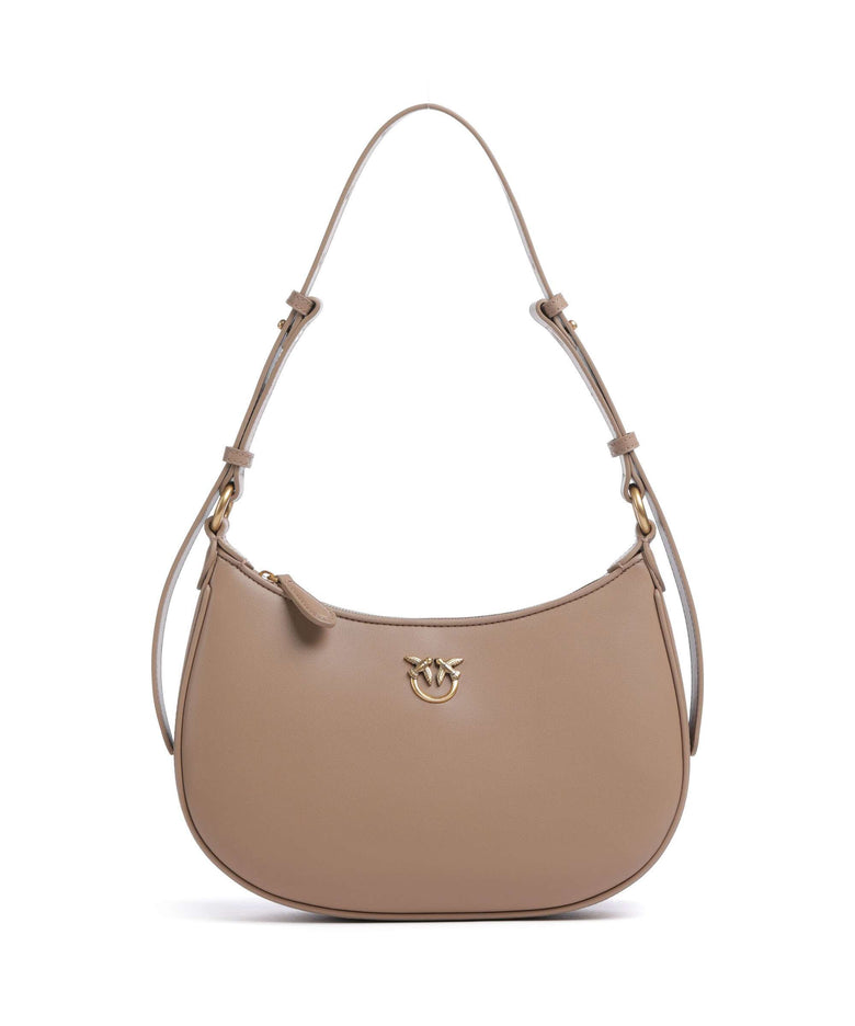 Pinko Half Moon Mini Shoulder bag biscotto zenzero/antique gold